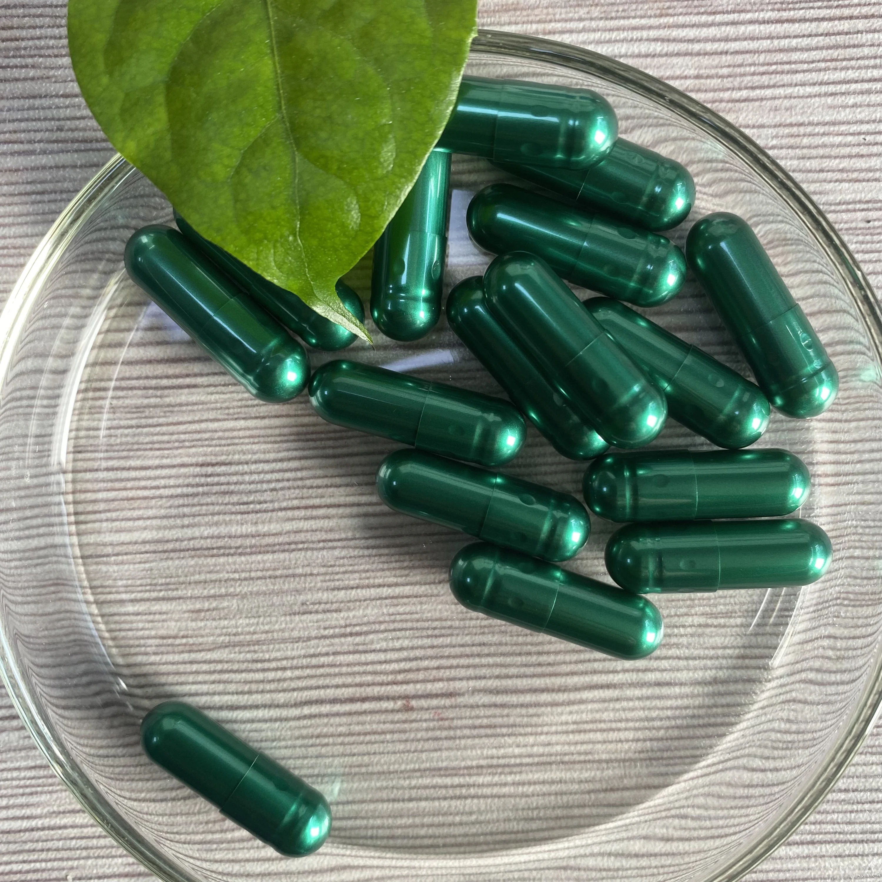 JP Wholesale Halal Bovine Empty Hard Gelatin Capsules Sky Blue Hollow Capsule for Health Supplement Pharmaceutical