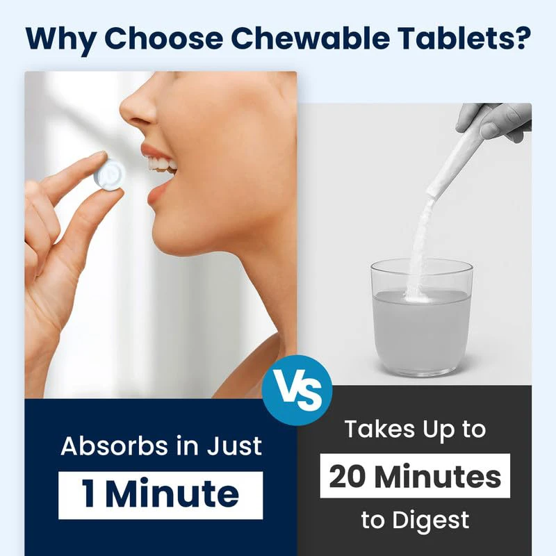 China Wholesale Adult Salt Tablets Chewable Fast Hydration Electrolytes Dissolvable Tablets with Energy Management
