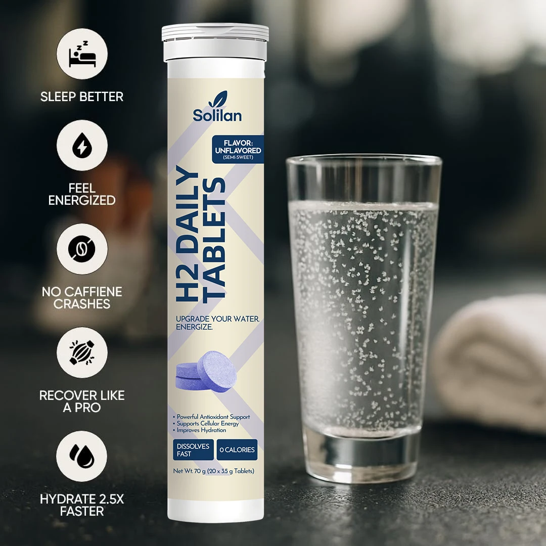 Healthcare Supplements Sports Nutrition Magnesium Effervescent H2 Molecular Hydrogen Adult Tablet Electrolyte Sugar Free Energy