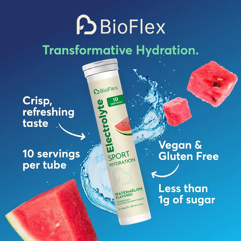 Wholesale Bulk OEM Private Label Natural Watermelon Flavor Sugar Free Effervescent Hydration Electrolytes Sports Supplements