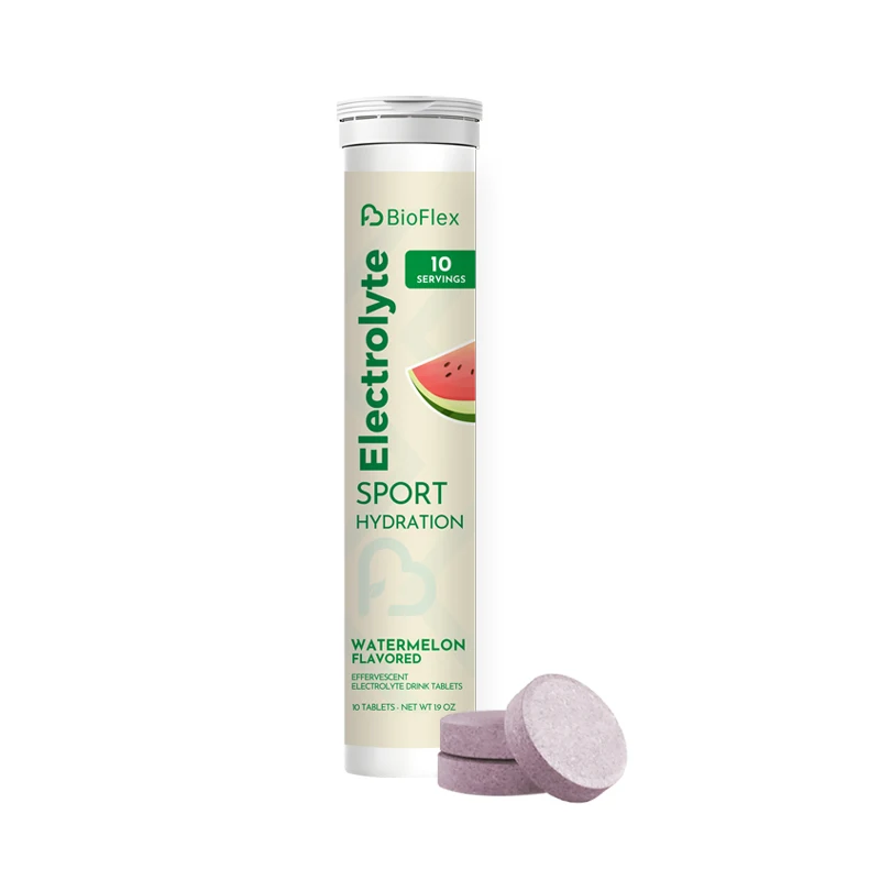Wholesale Bulk OEM Private Label Natural Watermelon Flavor Sugar Free Effervescent Hydration Electrolytes Sports Supplements