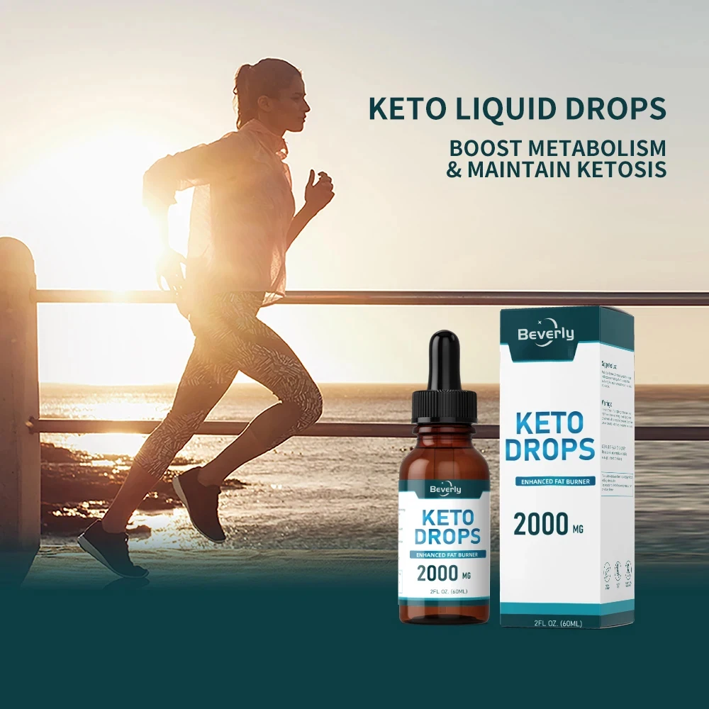 OEM Slim Bhb Keto Drops-Immune Support Oral Liquid Slimming Drops for Women 60ml Bottle