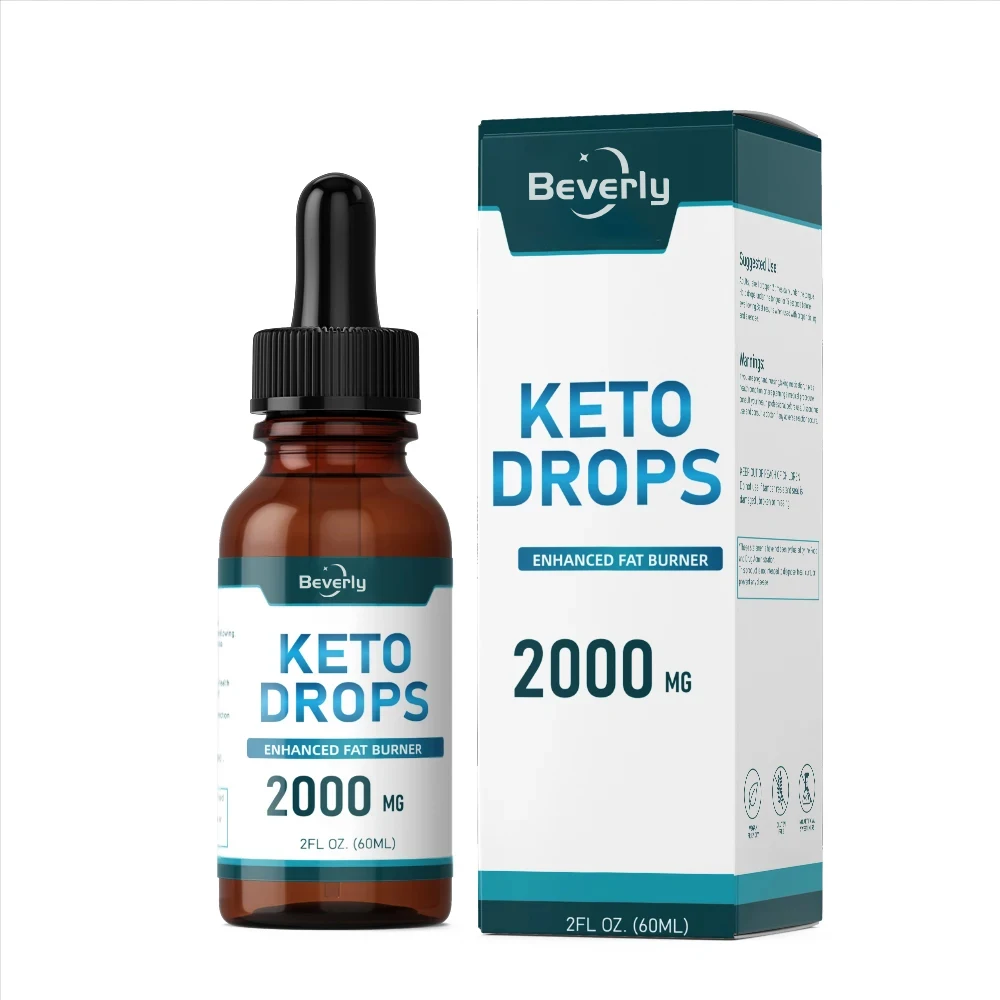 OEM Slim Bhb Keto Drops-Immune Support Oral Liquid Slimming Drops for Women 60ml Bottle