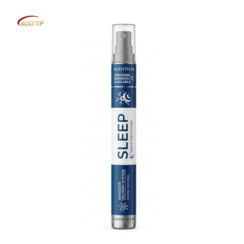 Private Label GABA Sleeping Oral Spray Custom Made Peppermint Relaxation Jet Lag Sublingual Vitamin Liquid OEM