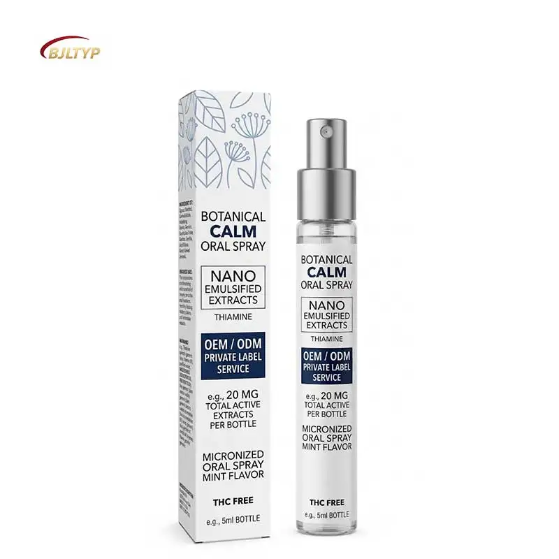 OEM Valerian Root Organic Vegan Sleeping Oral Mist Jet Lag Recovery Mind Calm Bedtime Slumber Aid Liquid Formulation ODM