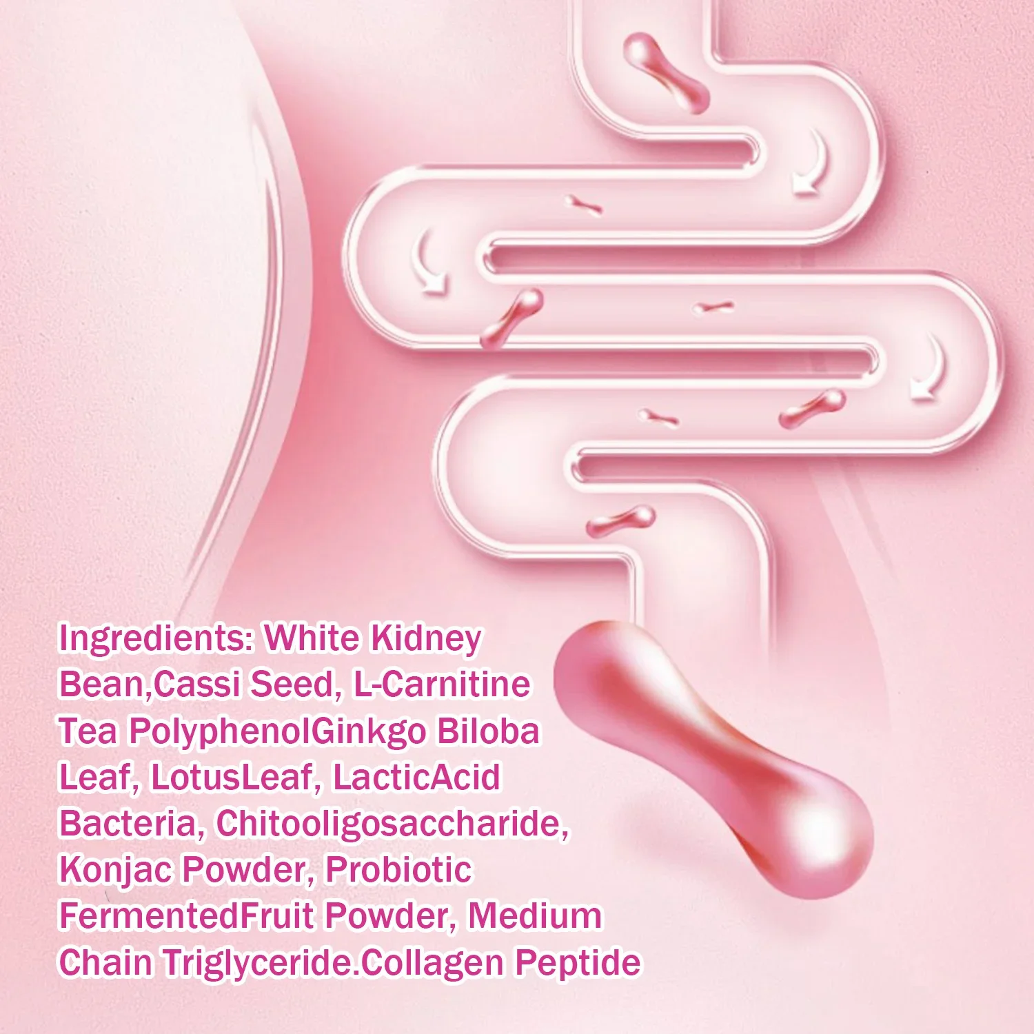 Perseek OEM Label Adult Herbal Supplements for Weight Loss Slimming Tablets with Detox Body Shaping