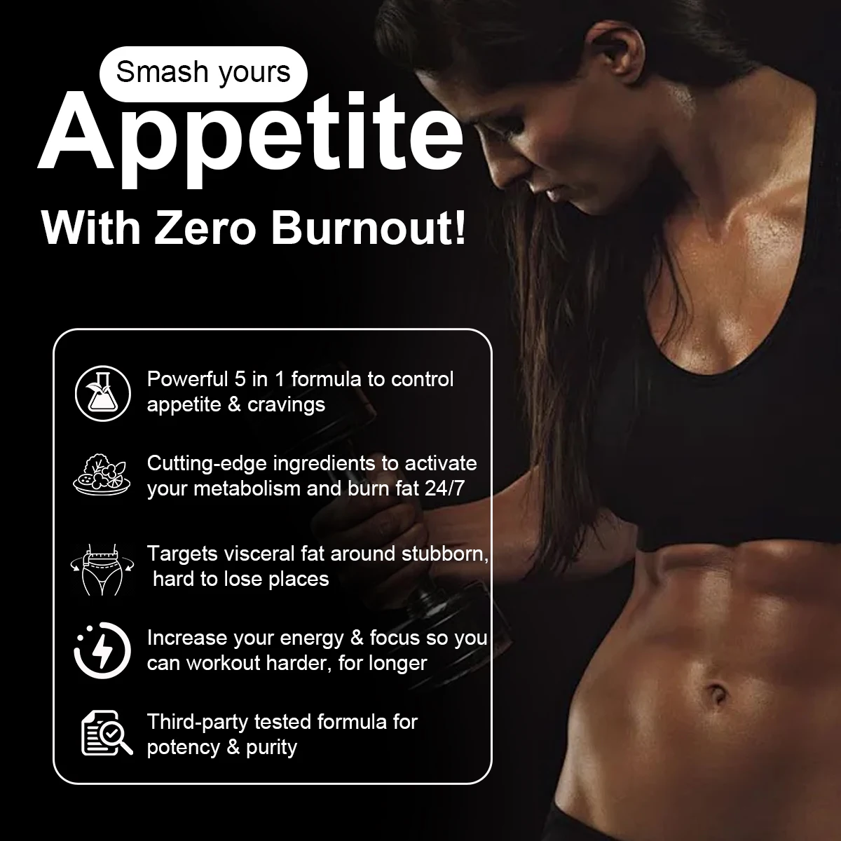 Metabolism Booster Appetite Suppressant Green Tea Extract Beverly Adult Weight Loss Supplement Reduce Cravings Support Fat Loss