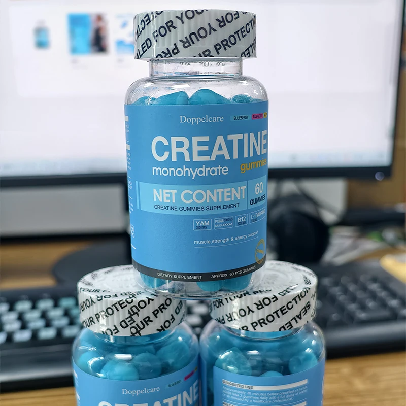 OEM Private Label Post Workout Energy Gummy Candy for Muscle Growth & Creatine Monohydrate-Adult Use