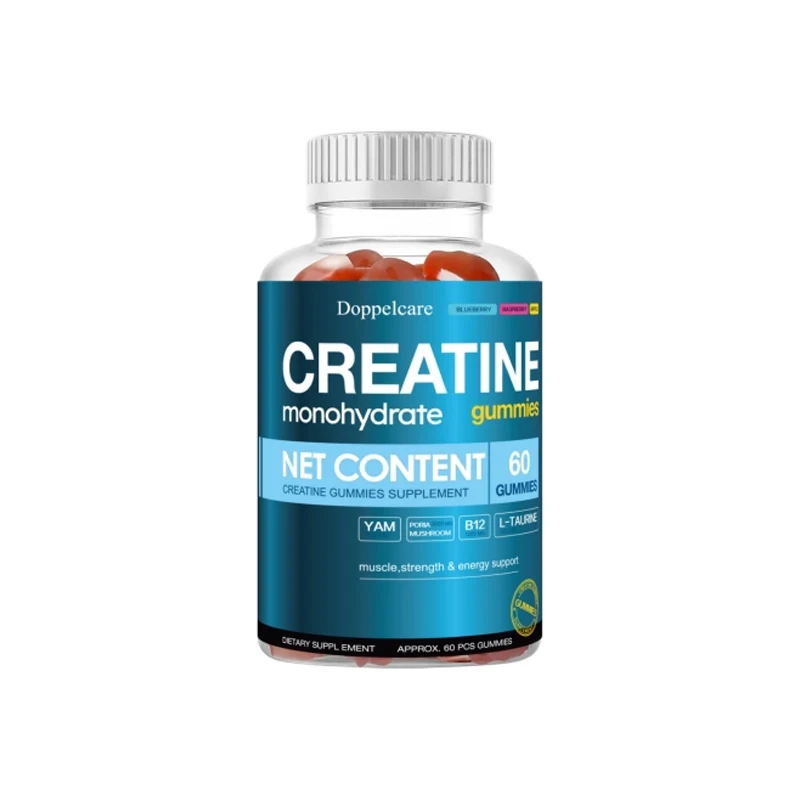 OEM Private Label Post Workout Energy Gummy Candy for Muscle Growth & Creatine Monohydrate-Adult Use