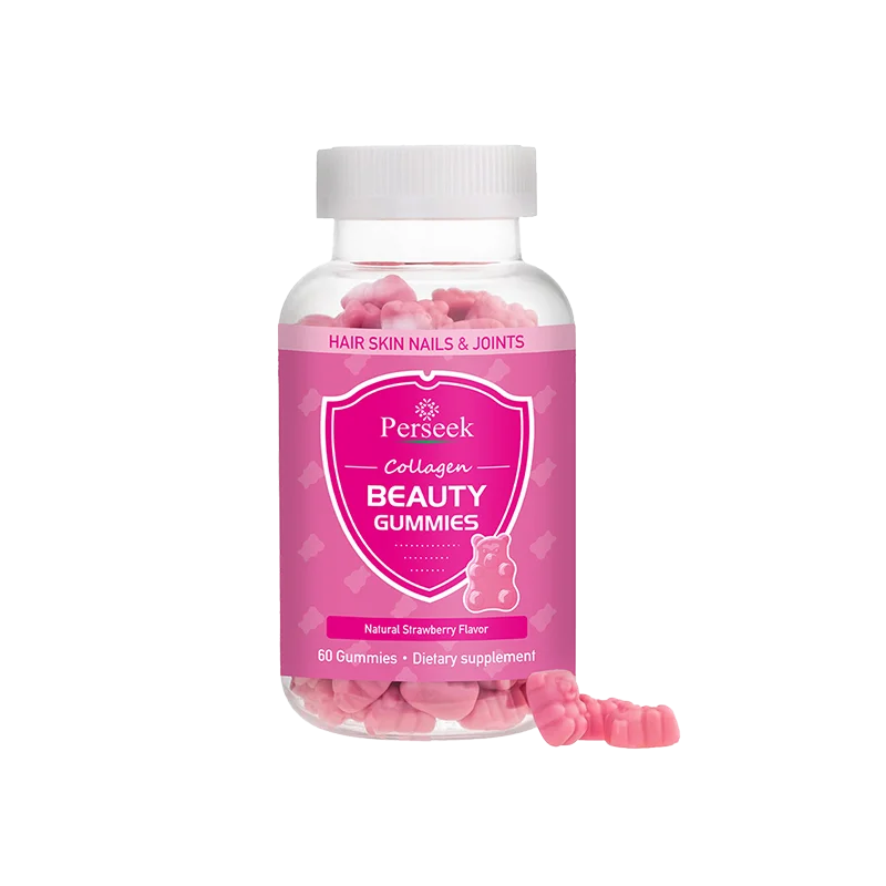 Perseek Beauty Vegan Collagen Gummy Candy for Hair Skin Nails Whitening Adult Supplement Certified