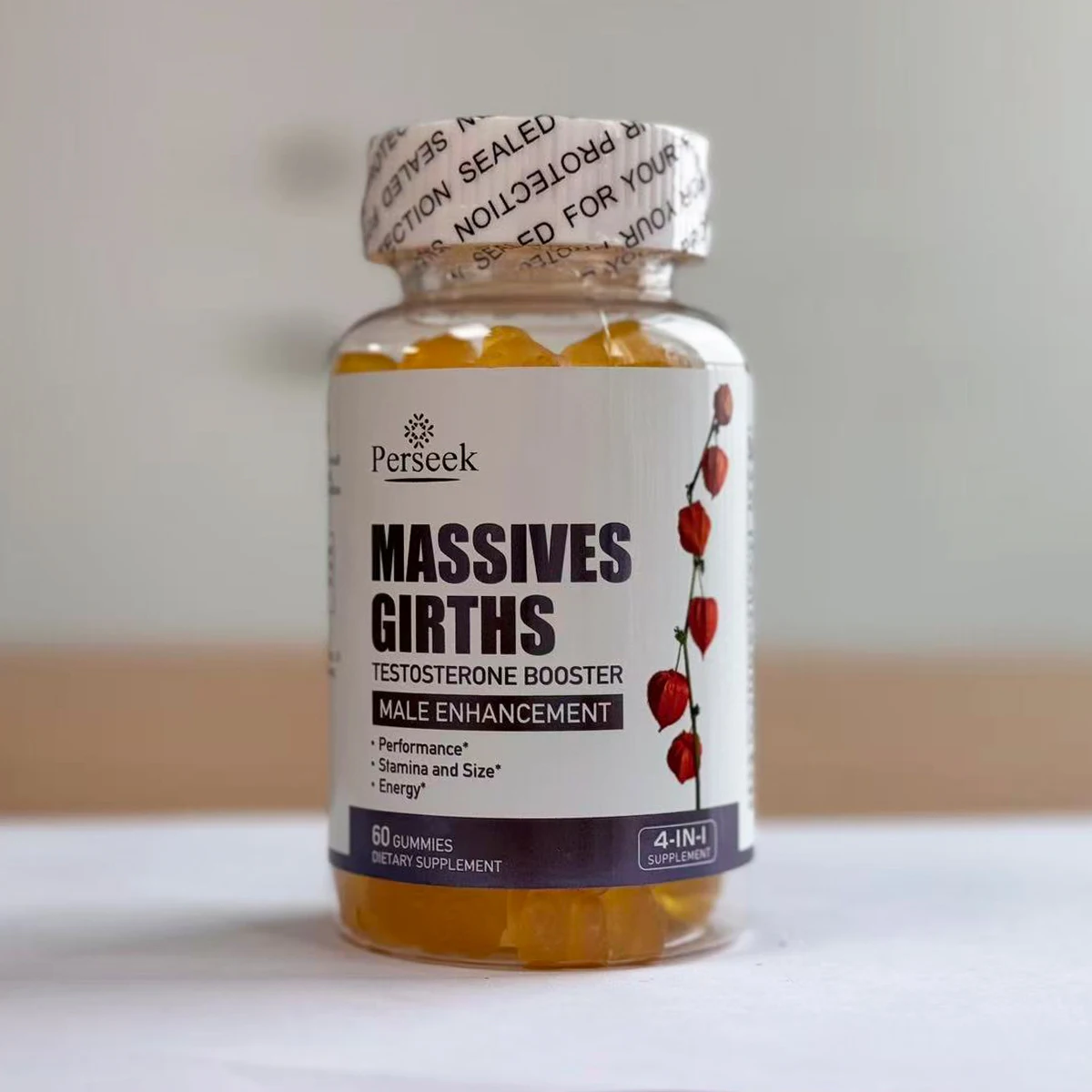 Men's Energy Gummies/Suitable for Boosting Energy, Endurance, and Overall Health