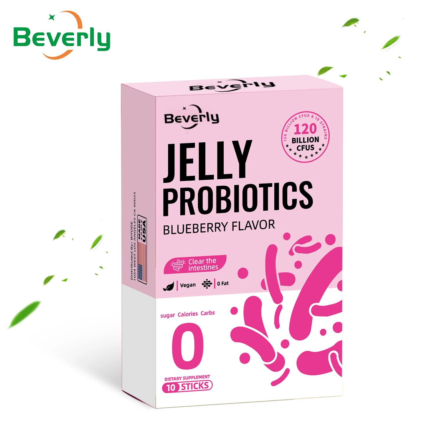 Custom Probiotic Jelly Sachet | Antioxidant Beauty Supplement for Adults | Daily Gut Immune Support | OEM/ODM Manufacturer |