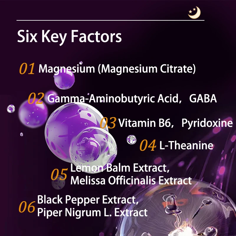 Perseek OEM Private Label GABA L-Theanine 500mg Tablets Sleep Energy Supplements Non-GMO ISO9001/HACCP Certified 60-count