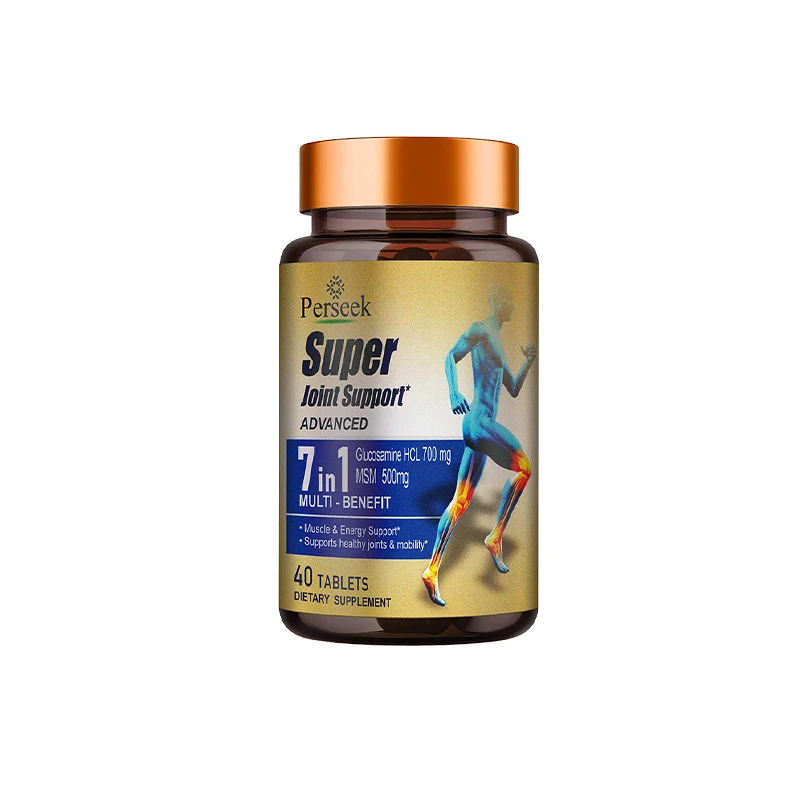 Perseek OEM/ODM Glucosamine Chondroitin MSM Vegetarian Tablets for Adult Use Improved Bone Density Immune Support Customizable