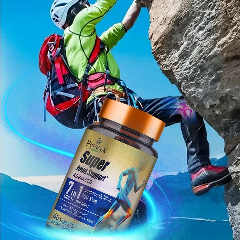 Perseek OEM/ODM Glucosamine Chondroitin MSM Vegetarian Tablets for Adult Use Improved Bone Density Immune Support Customizable
