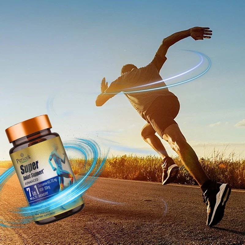 Perseek OEM/ODM Glucosamine Chondroitin MSM Vegetarian Tablets for Adult Use Improved Bone Density Immune Support Customizable