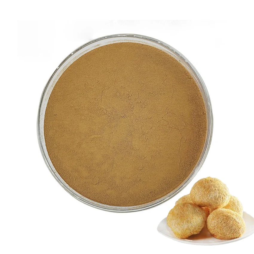 Premium Lion's Mane Mushroom Extract 30% Polysaccharides Hericium Erinaceus Extract Powder Bulk Food Ingredient Supply