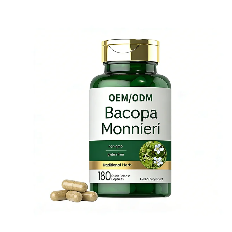 OEM ODM Bacopa Monnier Capsules SupplementEnhances Memory and Focus Brain Nutrition Capsules Dietary Supplement