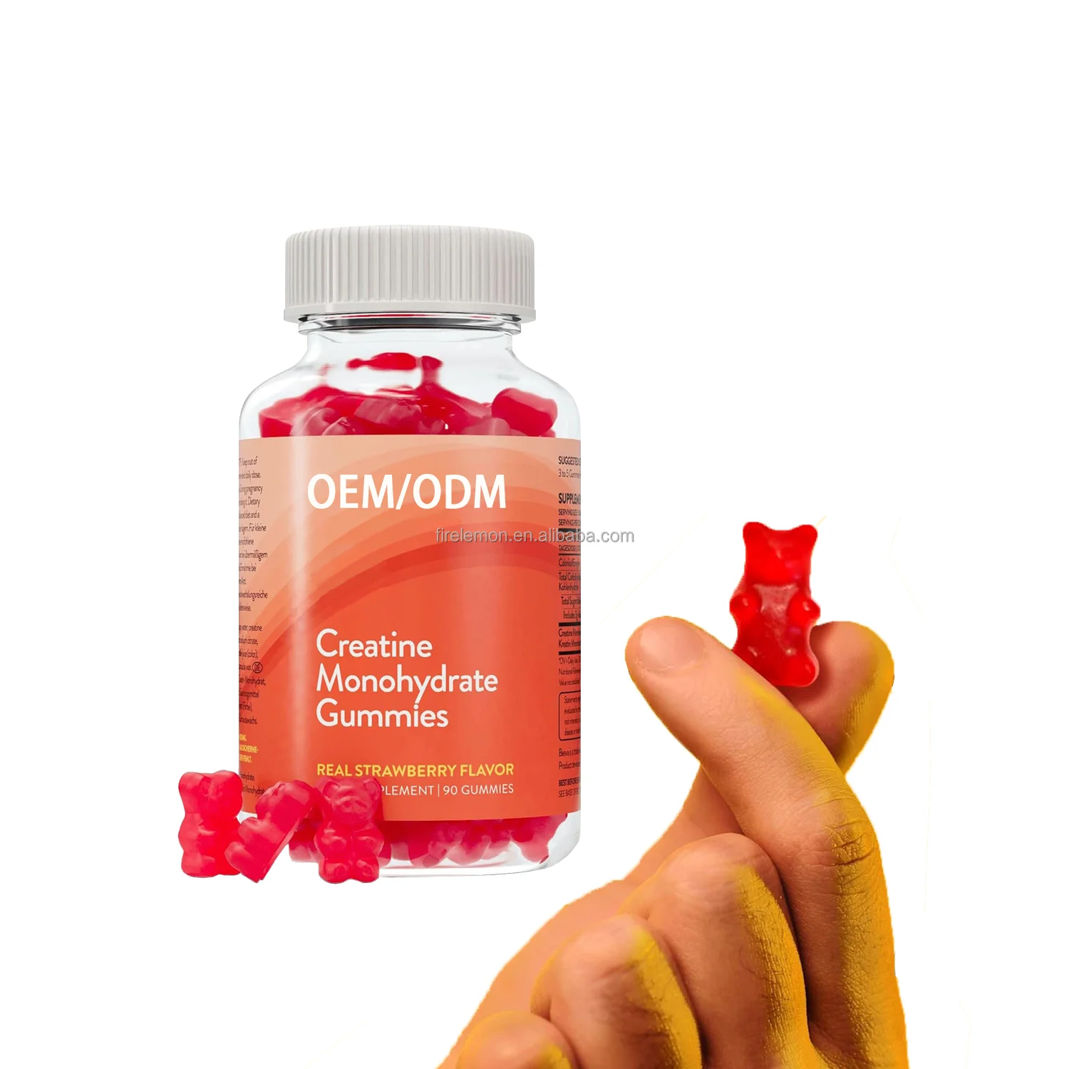OEM ODM High Quality Creatine Gummies OEM Creatine Monohydrate Food Supplement for Adults