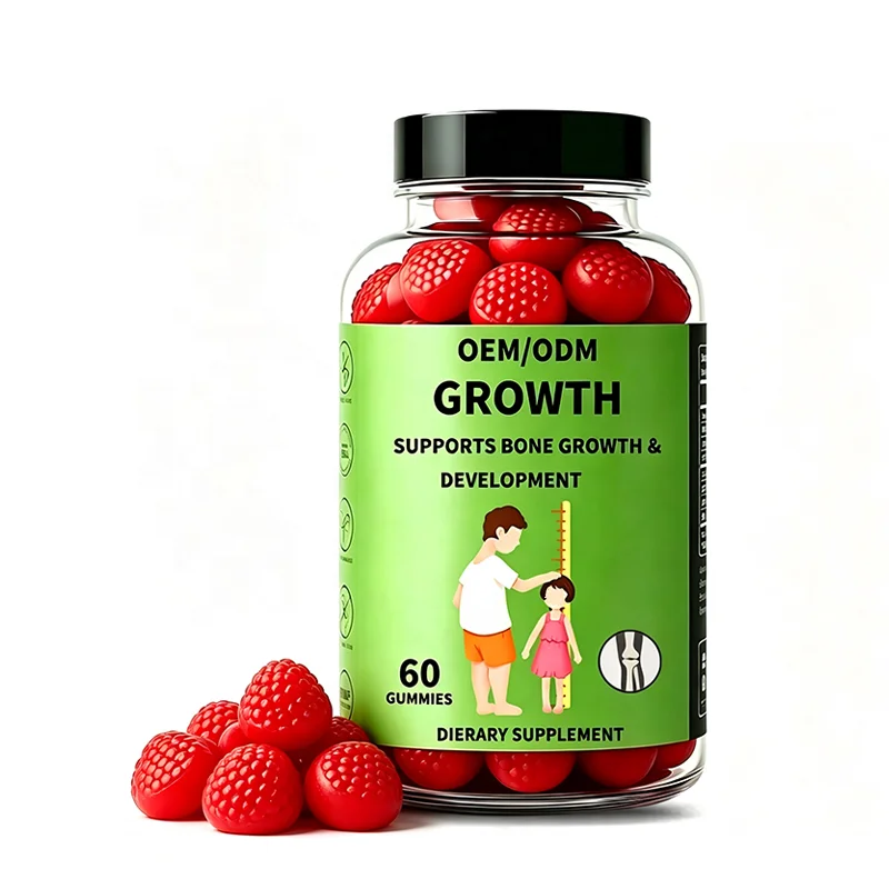 OEM ODM Growth Gummies Nutritional Vitamin Gummies Designed Specifically for Children Growth and Development Dietary Supplement