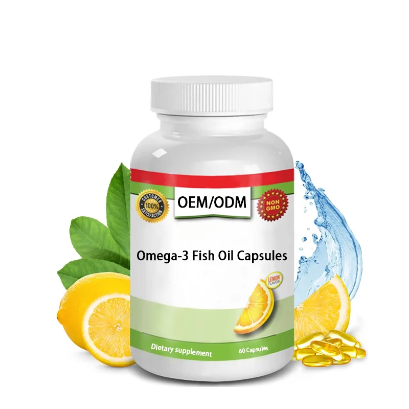 Omega 3 Deep Sea Fish Oil Softgel Capsules Rich in EPA & DHA Triglycerides Supports Heart Brain & Joints for Adults