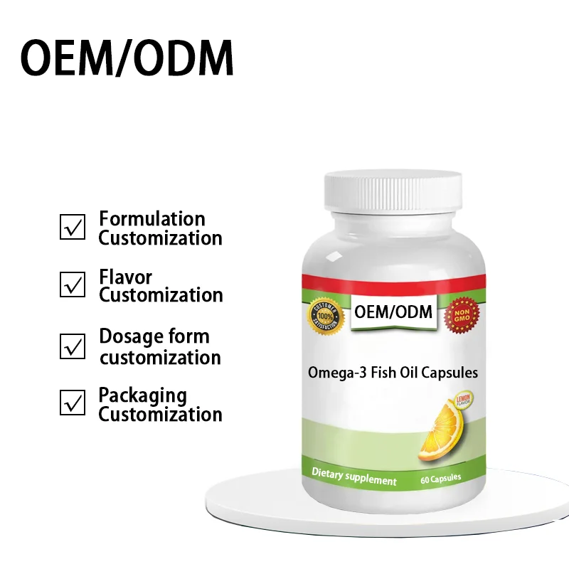 Omega 3 Deep Sea Fish Oil Softgel Capsules Rich in EPA & DHA Triglycerides Supports Heart Brain & Joints for Adults