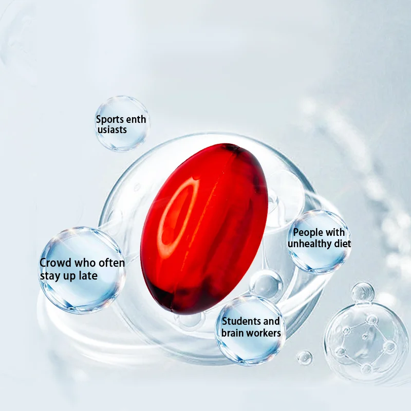 OEM ODM Premium Krill Oil Softgels Support Brain Cognitive Health with EPA DHA Antarctic Krill Oil Soft Capsules