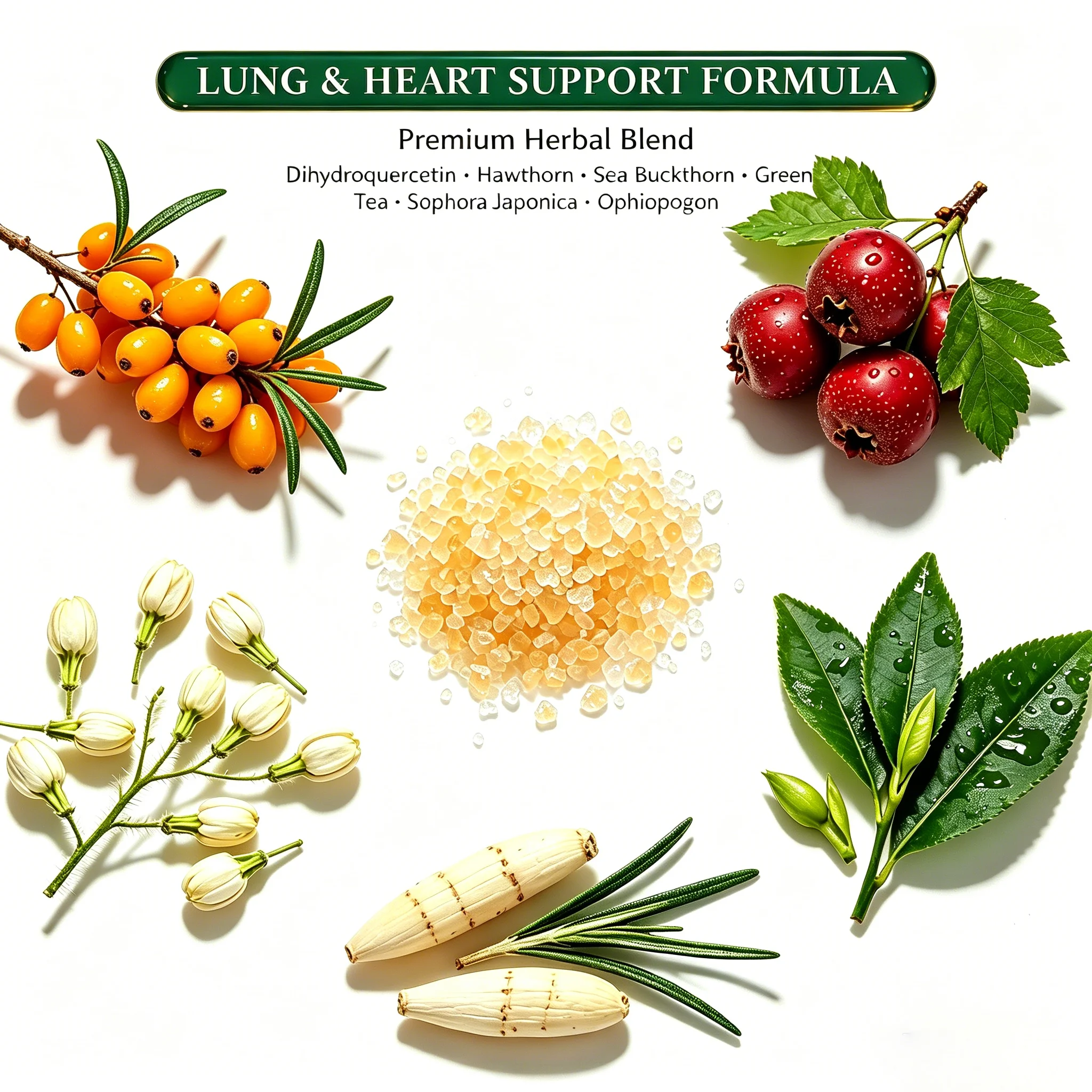 OEM Dihydroquercetin Herbal Drink Lung & Respiratory Health Support Heart Health Supplement Powerful Antioxidant Oral Liquid