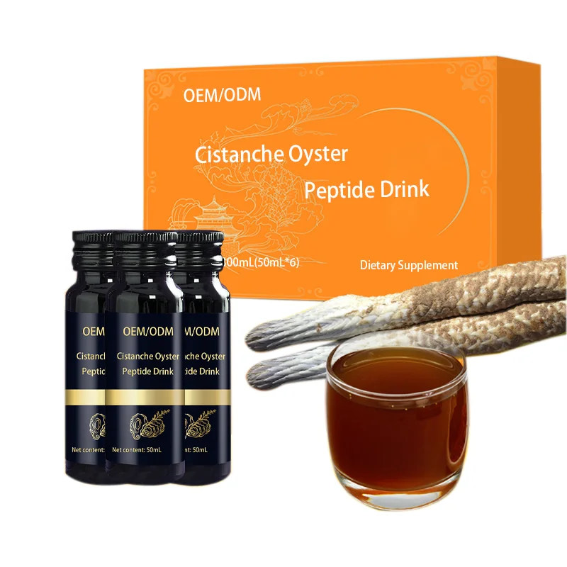 OEM ODM High Quality Natural Cistanche Oyster Oral Liquid Extra Strength Male Enhancement Boost Male Energy Stamina