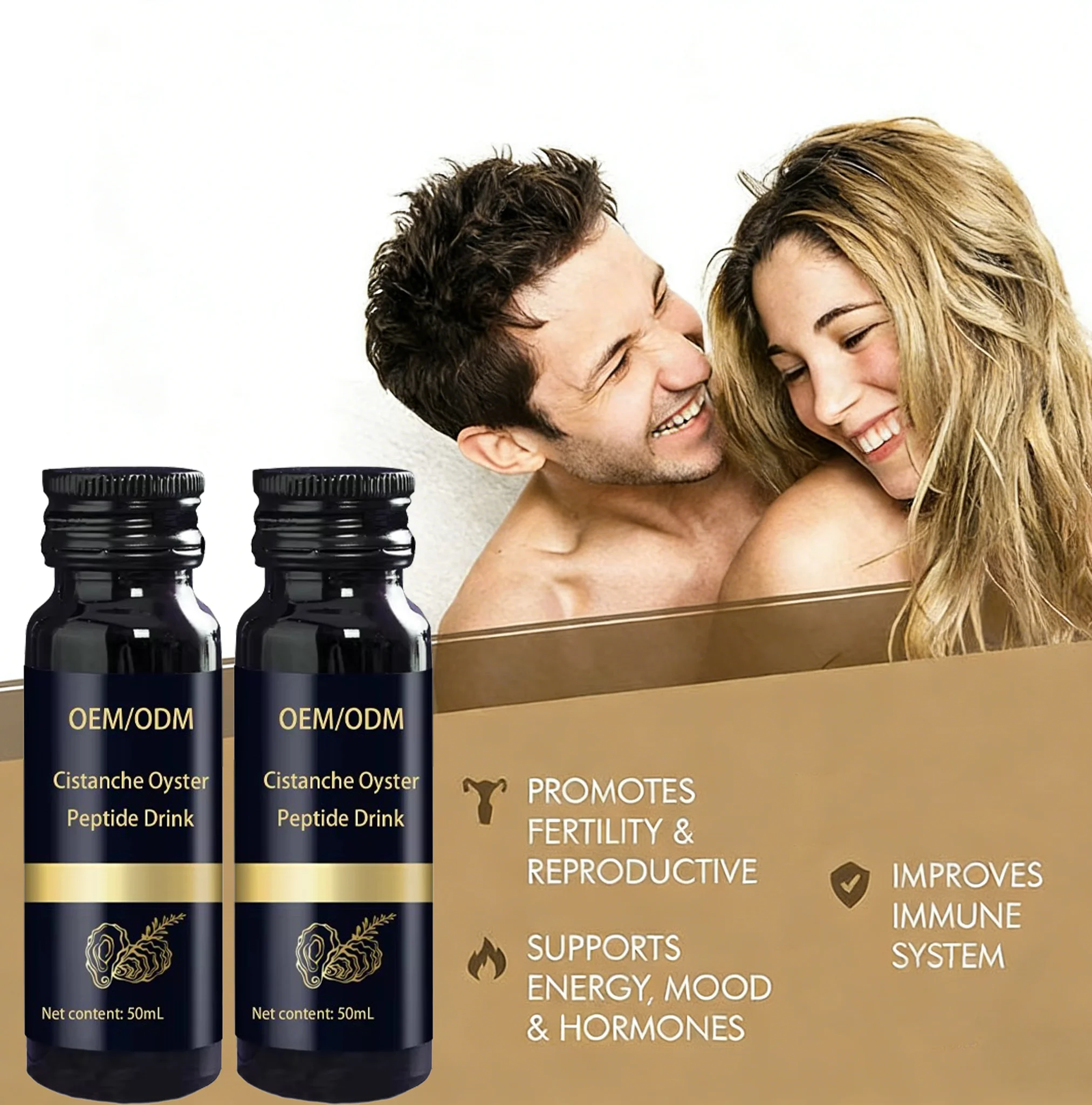 OEM ODM High Quality Natural Cistanche Oyster Oral Liquid Extra Strength Male Enhancement Boost Male Energy Stamina