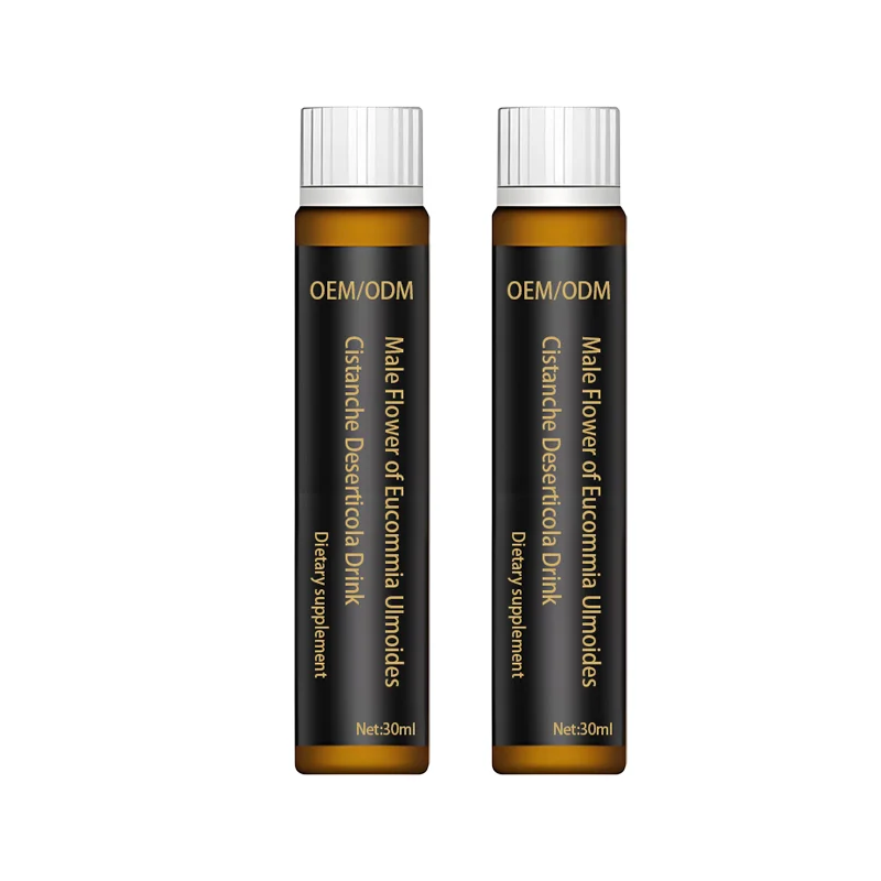 OEM Eucommia Ulmoides Male Flower Cistanche Deserticola Oral Liquid Male Enhancement Pills for Adult Male Vitality Energy
