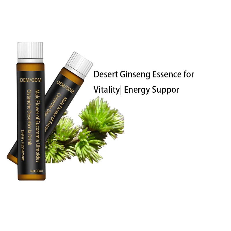 OEM Eucommia Ulmoides Male Flower Cistanche Deserticola Oral Liquid Male Enhancement Pills for Adult Male Vitality Energy