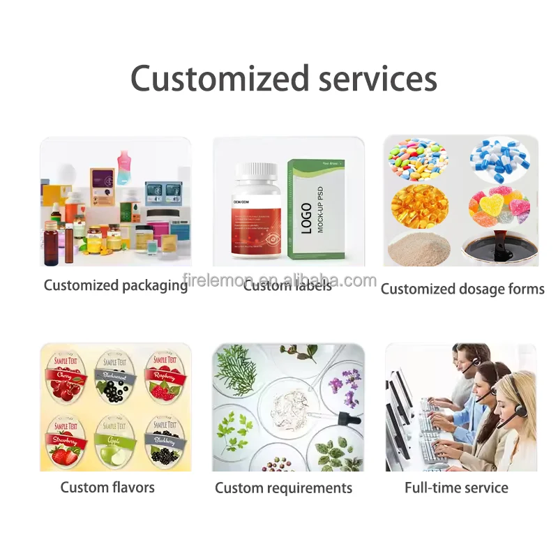 OEM/ODM Premium Marine Fish Oligopeptide Powder with Vitamin C and E Oral Liquid Skin Hydration Elasticity Supplement