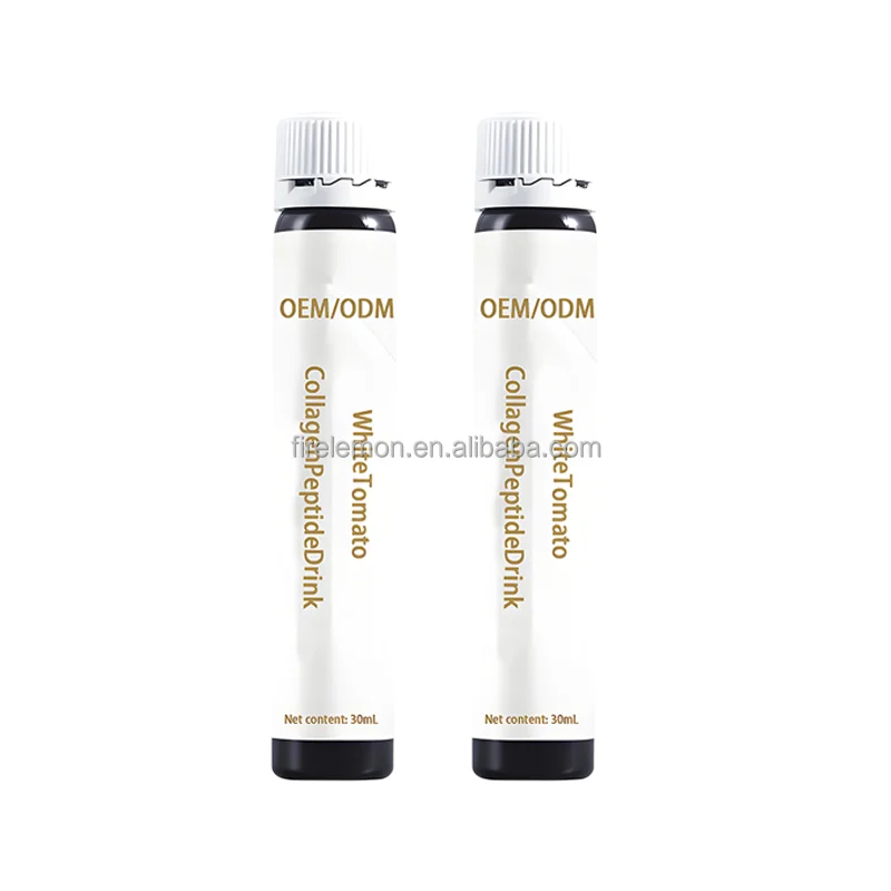 OEM/ODM Premium Collagen Peptide Drink 6000mg With Vitamin C Niacinamide White Tomato for Skin Glow