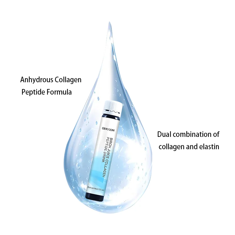 OEM ODM High Content 6000mg Collagen Peptide Drink Healthcare Supplement With Birch Water for Skin & Joint Care