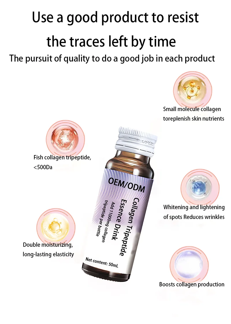 OEM ODM High Content Collagen Tripeptide Supplement for Adults Dual Moisturizing Anti-Wrinkle Skin Care for Men Women