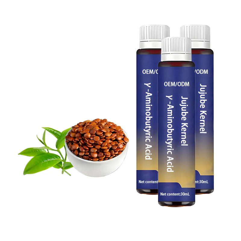 OEM Private Label Natural Sour Jujube Seed Extract GABA Supplement Support Relaxation Healthy Sleep Calm Mood