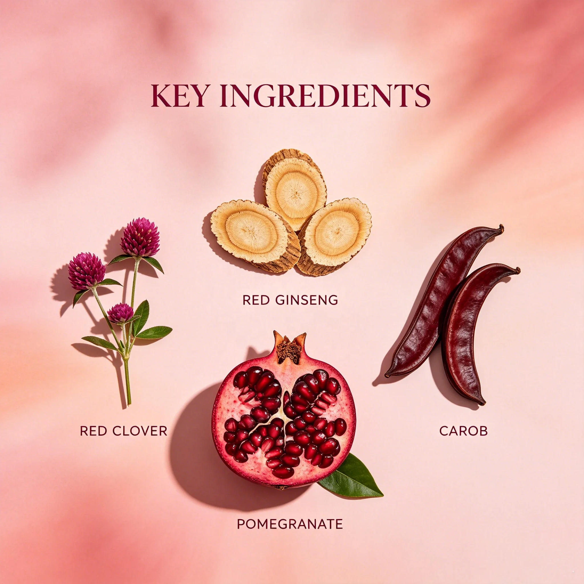 Wholesale Red Ginseng Liquid Women's Health Supplement Support Hormonal Balance Menopause PMS Relief in Stock