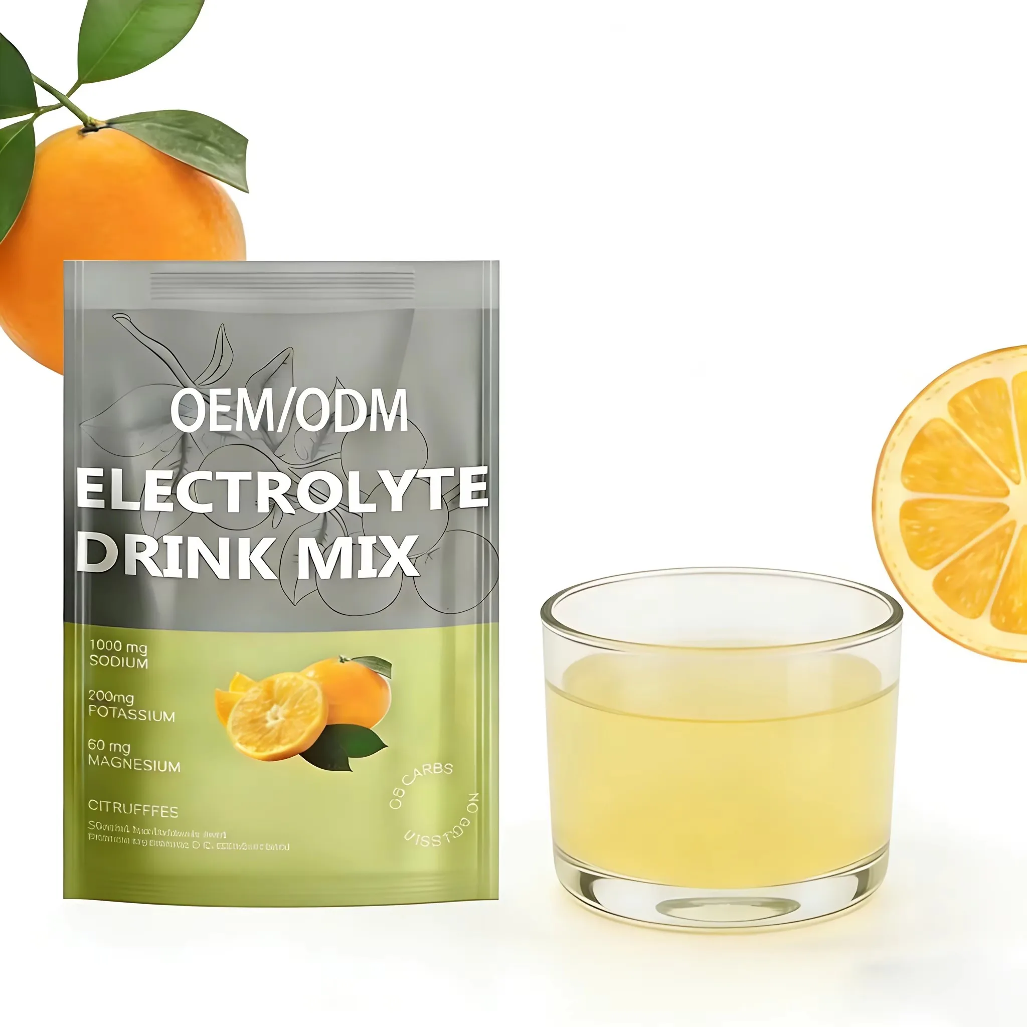 OEM Portable Vegan Electrolyte Powder Packets Quick Hydration Support Electrolyte Balance for Adults Sports Supplement