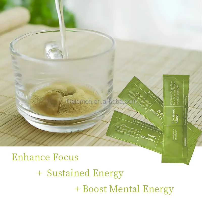 Customized Alert Calm Cognitive Boost Blend Supplement with Green Tea Extract Boost Cognitive Function & Mental Energy