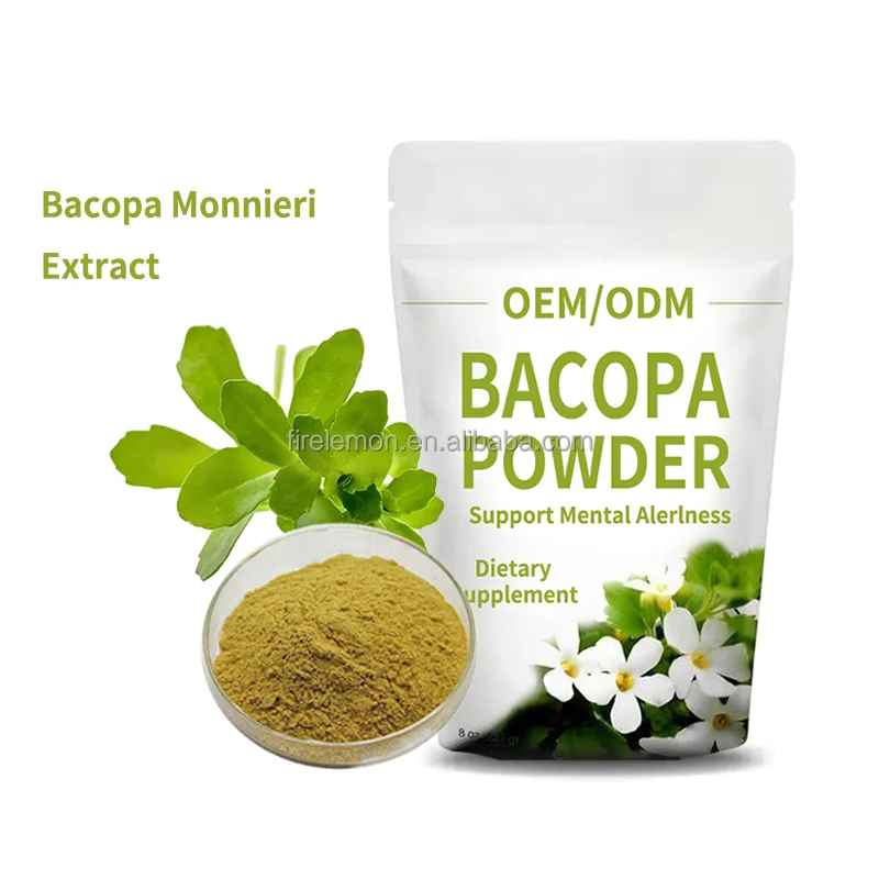 OEM/ODM Bacopa Powder Blend with Probiotics Blueberry Powder - Freeze-Dried Brain Gut Support Dietary Supplement