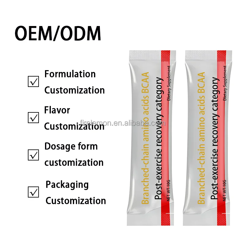 OEM ODM Sports Nutrition Supplement Pre Workout BCAA Powder Supports Sports & Energy Management for Athletes