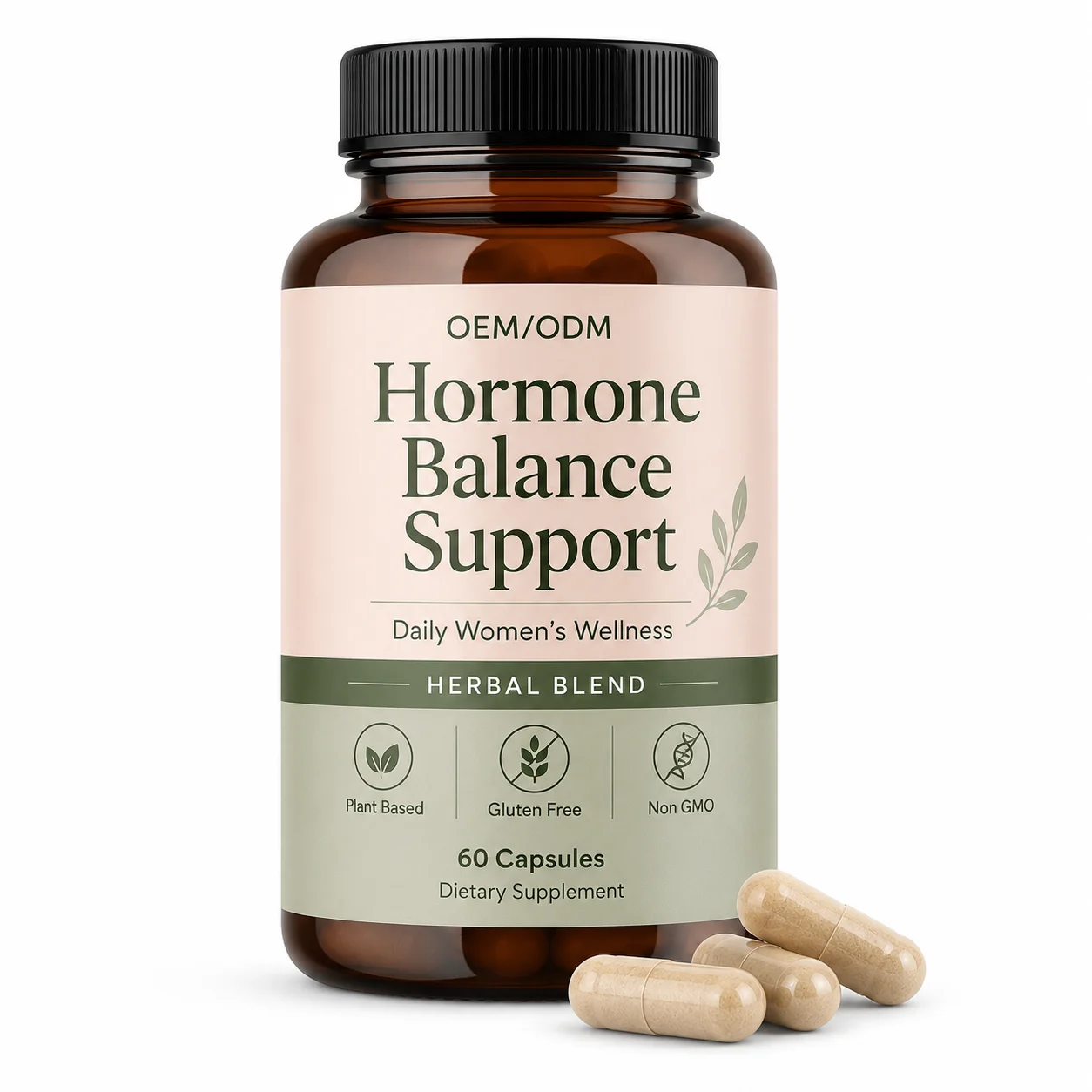 Greenpie OEM Private Label Natural Hormone Balance Capsules Adult Women Maintain Hormone PH Balance Capsules