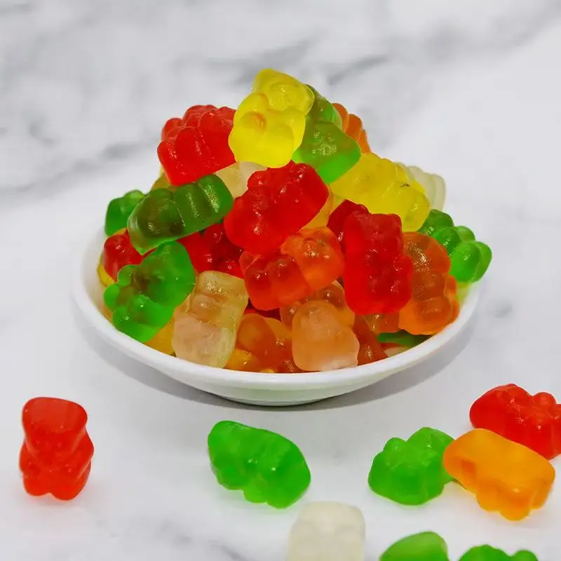 Private Label Natural Fruit and Fresh Vegetable Gummies Vegan Vitamin Gummy Candy Nutritional Supplements for Adult Kids