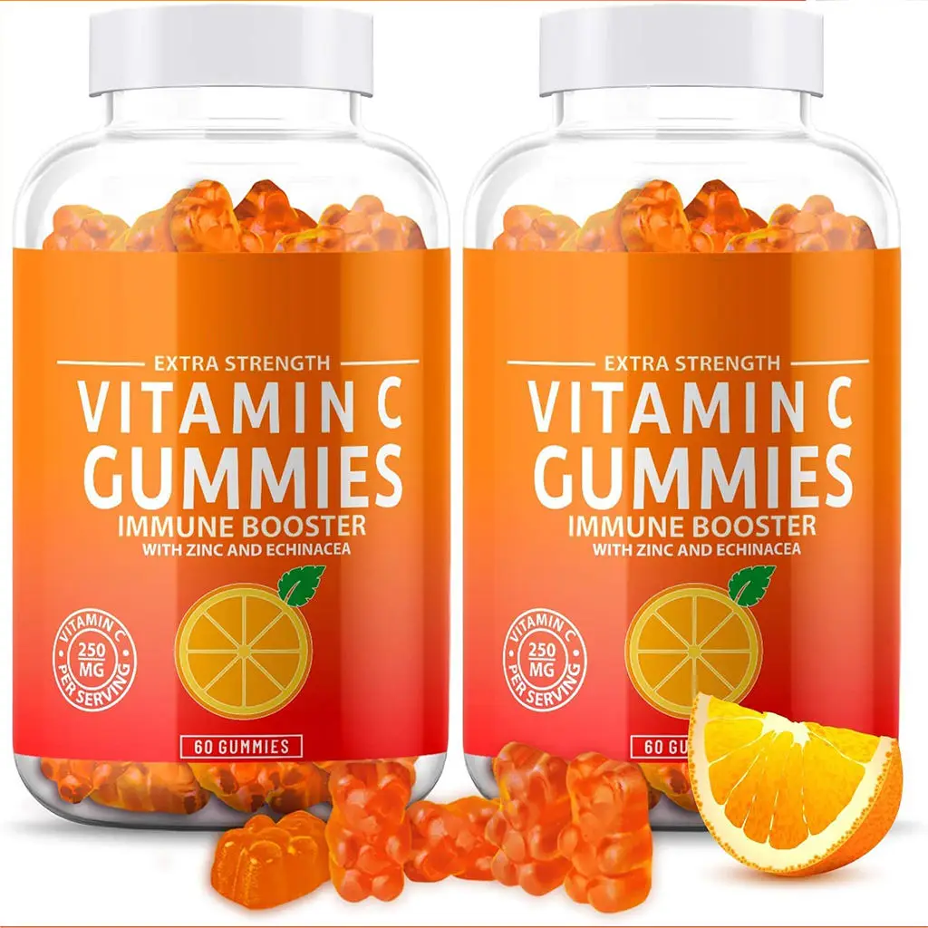 BFL OEM/ODM Vegan Vitamin Gummy Various Flavor Vitamin C Gummies with Zinc for Adult Kids Immune Health Support