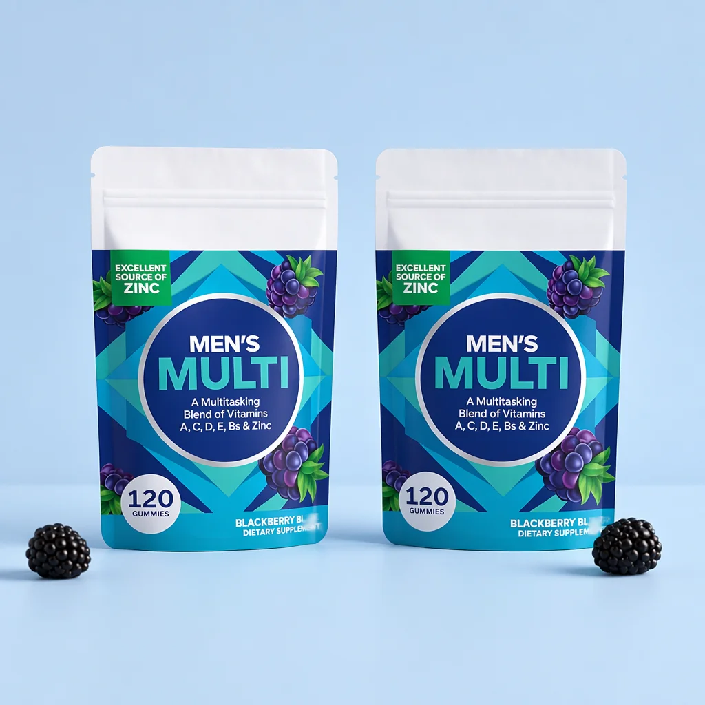 Wholesale Private Label Multivitamin Gummies for Men Vitamin a C Healthy Gummies Male Vitality Supplement