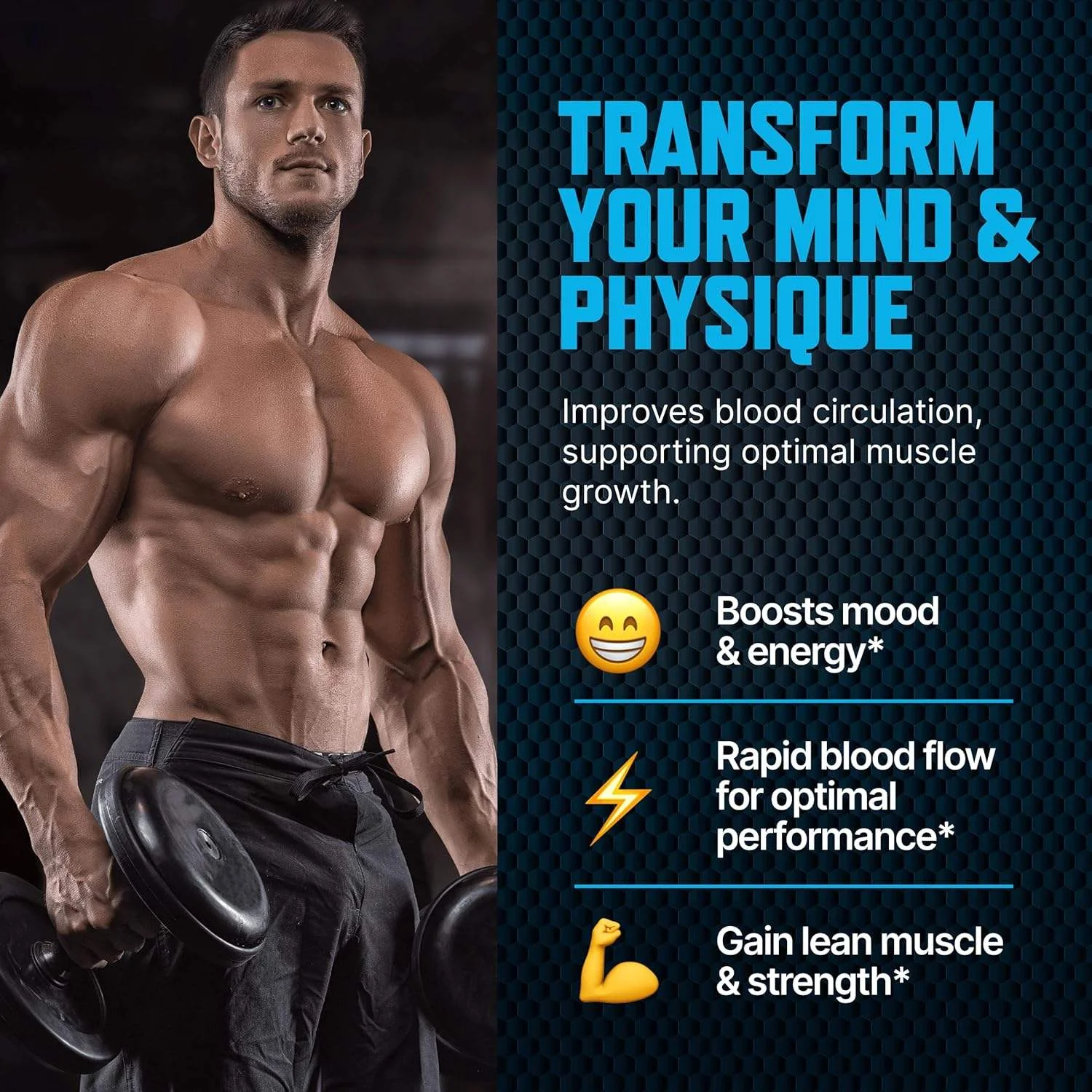 Private Label Male Vitality Supplement Testosterone-Booster Gummies Performance Support Endurance Strength Support Maca Gummies