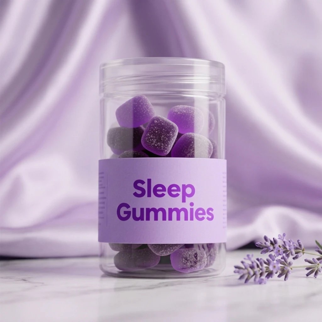 OEM/ODM Private Label Natural Sleeping Gummies for Kid Adult Natural Vegan Fruit Flavor Gummy Candy Sleep Supplement