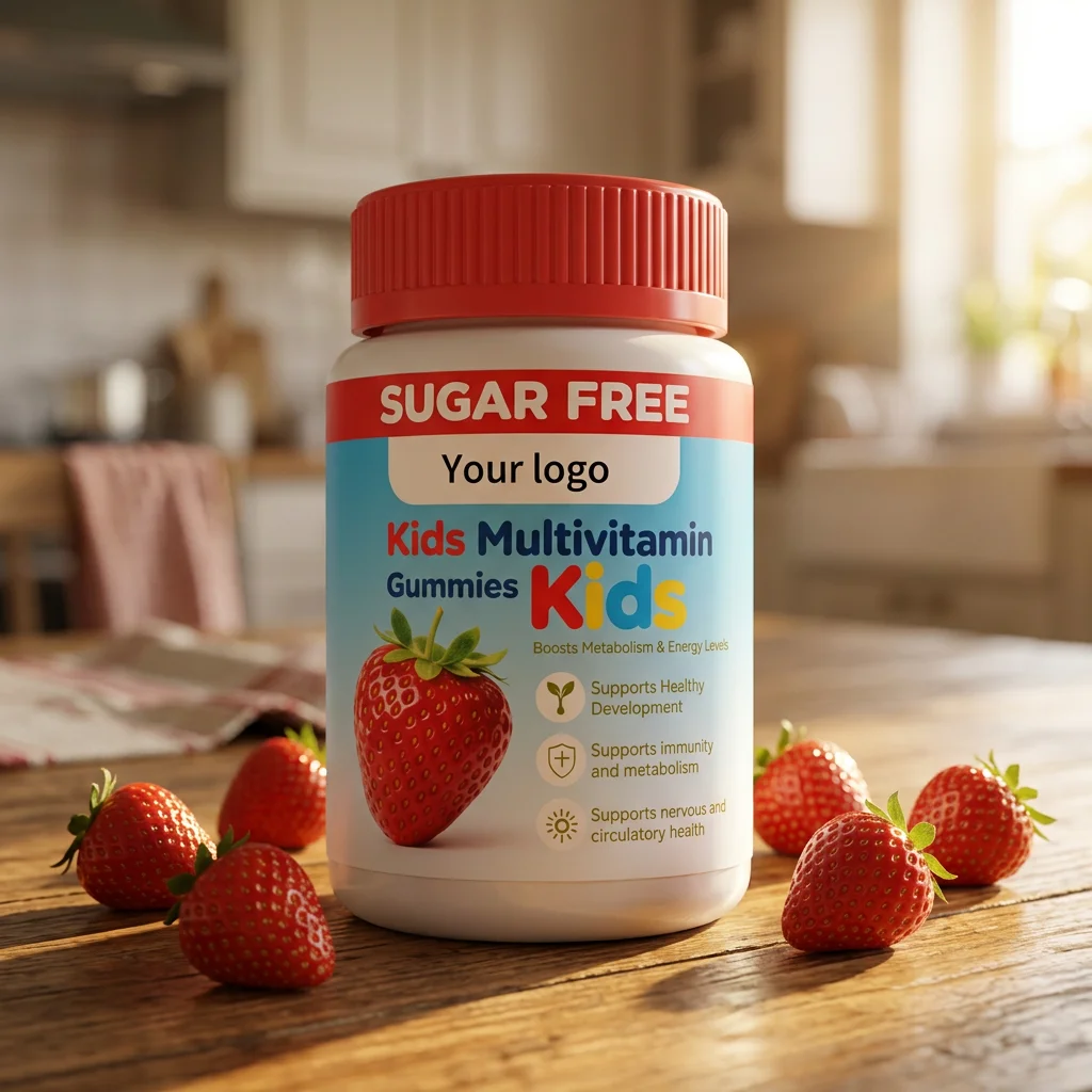 OEM ODM Kids Multivitamin Gummies Supports Energy Immunity and Metabolism Health Gummies Supplement