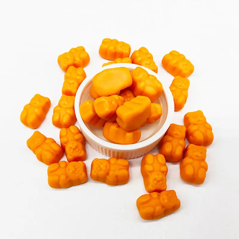 OEM/ODM Health Vitamin C Gummies Orange Flavor Immune Booster Vitamin C Gummies with Zinc for Kids Adult